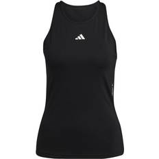 Damen - Trainingsbekleidung Tanktops Adidas Techfit Racerback Training Tank Top Women - Black/White