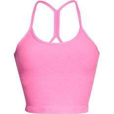 Beyond Yoga Spacedye Slim Racerback Cropped Tank Top - Pink Hype Heather