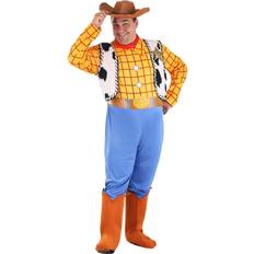 Disguise Toy Story Men's Woody Costume Standard and Plus Brown/Blue/Orange
