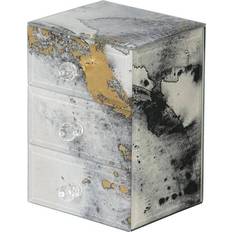 Mele & Co and Maura Marbled Glass Jewelry Box with Gold Accents