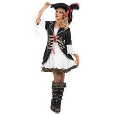 Northlight Womens Red and Black Pirate Halloween Costume Adult