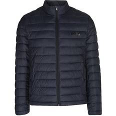 Hugo Boss Herren Oberbekleidung Hugo Boss Calanos Tonal Logo Padded Jacket - Dark Blue