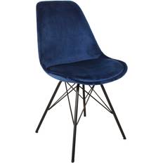 AC Design Furniture Emanuel Navy/Black Kjøkkenstol 85.5cm