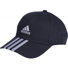 Adidas Unisex Tilbehør Adidas Baseball 3-Stripes Cotton Twill Baseball Cap - Legend Ink/White