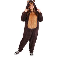 Costumes Brown bear plus jumpsuit costume
