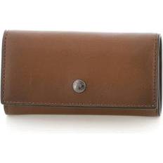 Coach Dark Saddle Leather 4 Ring Key Case