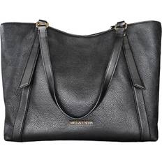 Michael Kors Alto Large Grab Bag Shoulder Tote Pebbled Leather Black