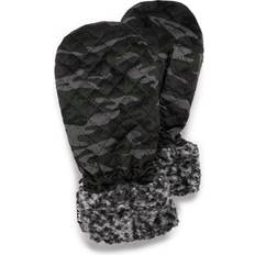 Muk Luks Quilted Frosted Sherpa Mittens