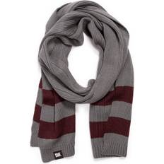 Gray - Men Scarfs Muk Luks Men's Ribbed Scarf