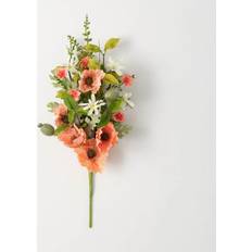 Sullivans Clover Lane 23" Peachy Poppy Blooming Bush; Figurine