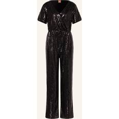 Hugo Boss Paillettenjumpsuit Schwarz