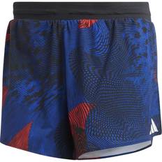 Adidas Adizero Split Shorts Men - Multicolor/Black/Bright Red/Lucid Blue