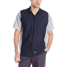 Red Kap Men's Navy/Grey Shirt, Navy