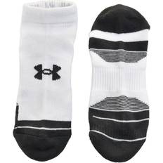 Hvite Sokker Under Armour mens no show tech socks white