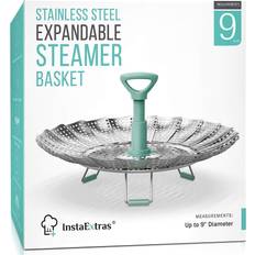 InstaExtras Stainless Steel Expandable Steam Insert 9 "