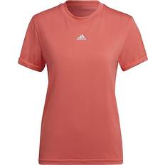 Adidas Women's Aeroknit Seamless Tee - Semi Turbo/White