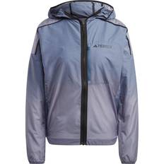 Adidas Dame Ytterklær Adidas Terrex Agravic Windweave Trail Running Windbreaker - Wonder Steel