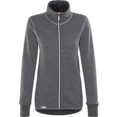 Woolpower Full Zip Jacket 400 Unisex - Grey/Rose