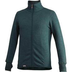 Fleecegensere & Pilégensere - Herre - L - Merinoull Woolpower Full Zip Jacket 400 Unisex - Forest Green