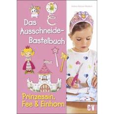 Aufkleber Das Ausschneide-Bastelbuch Prinzessin, Fee & Einhorn