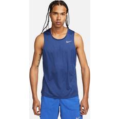 Men - Polyester Tank Tops Nike Dri-FIT Miler Running Vest SU23