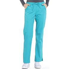 Cherokee Teal blue scrubs workwear professionals drawstring pant ww160 tlb