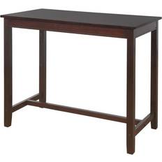 Bar Tables on sale Linon CPT101WAL0TU Claridge 36" Pub Bar Table