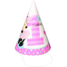 Disney 16-pack baby minnie mouse party hats girl's first 1st birthday party