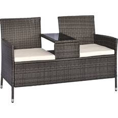 OutSunny Polyrattan LxBxH Gartenbank