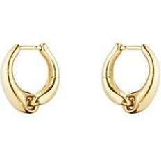 Øredobber Georg Jensen 18K Yellow Gold Hoop Earrings