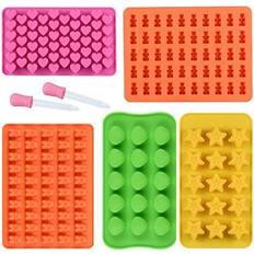 Candy Gummy Silicone Silicone Ice Cube Tray Hearts Stars Shells Chocolate Mold