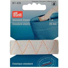Prym standard-elastic, 20mm, white, 1m elastic rubber band 911435