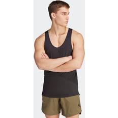 XXL Tanktops Adidas Herren Wo Stringer top, Schwarz/Schwarz