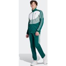 Hvite - XXL Jumpsuits & Overaller Adidas Colorblock træningsdragt Collegiate Green Silver Green White