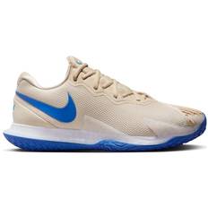 Beige - Men Racket Sport Shoes Nike Zoom Vapor Cage Rafa Men's Tennis Shoes Sanddrift/Game Royal