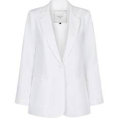 Lin Dressjakker Neo Noir Women's Ivery Heavy Linen Blazer - White