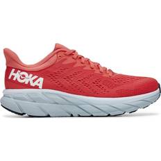 Hoka Clifton 7 W - Hot Coral/White