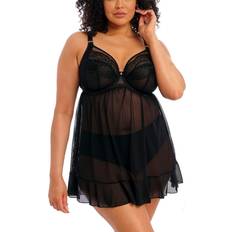 Elomi Priya Plunge Babydoll Black