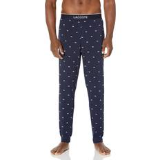 Lacoste White Pants Lacoste Printed Jersey Pajama Pants Blue