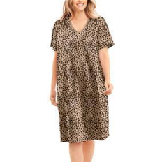 Dreams & Co Print Sleepshirt - Classic Leopard