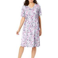 Dreams & Co Print Sleepshirt - Raspberry Sorbet Paris