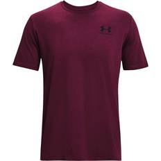 Lilla Overdeler Under Armour Men's Sportstyle Left Chest Short Sleeve Shirt - Purple Stone/Black