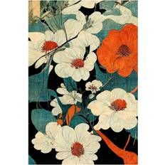 Pelcasa Asian Flowers Poster 50x70cm