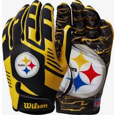 Wilson Gloves Wilson NFL Stretch Fit Pittsburgh Steelers - Black/Yellow