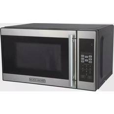 BLACK+DECKER 1.1 Cu. Ft. 1000 Watt Black Countertop Microwave Oven  EM031MFOP1 - The Home Depot