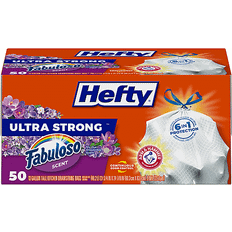 Hefty Ultra Strong Fabuloso Tall Kitchen Trash Bags 50pcs 13gal