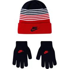 Nike Beanies Children's Clothing Nike Striped Beanie Gloves Set Big Kids