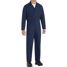 Blue - L - Men Jumpsuits & Overalls Red Kap Men's Speedsuit, Navy