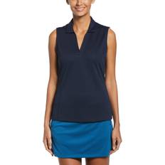 PGA tour Women's Airflux Sleeveless Golf Polo Navy