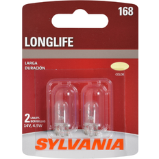 Sylvania 168 Long Life Miniature Bulb, Contains 2 Bulbs